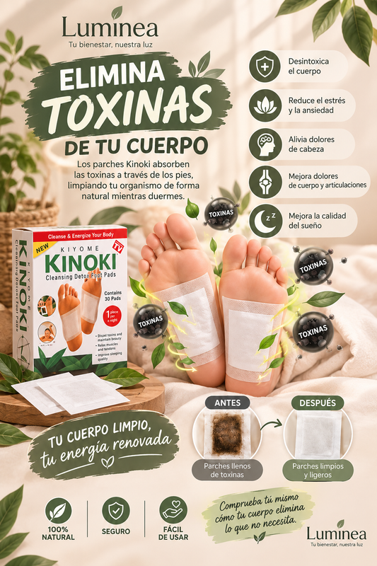 30 PARCHES KINOKI PARA UN DESCANSO TOTAL - ! DESPIERTA RENOVADO ¡